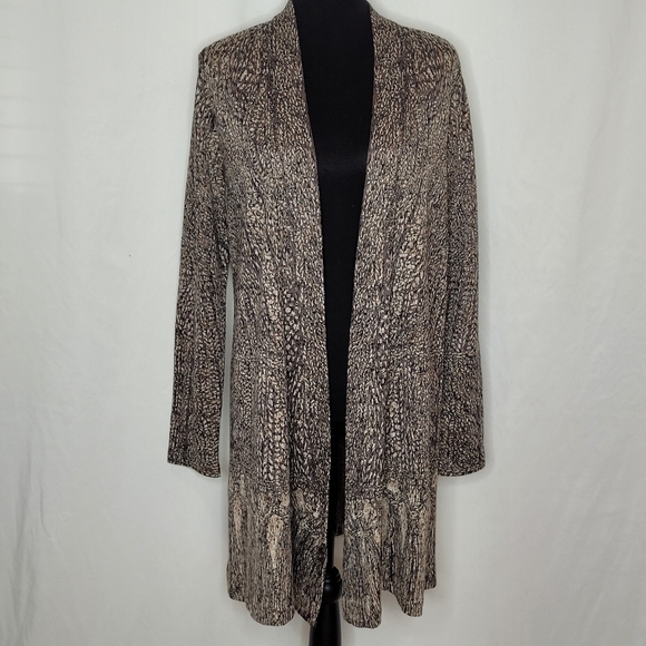 Nic+Zoe Longline Open Cardigan - Size L - Picture 1 of 9